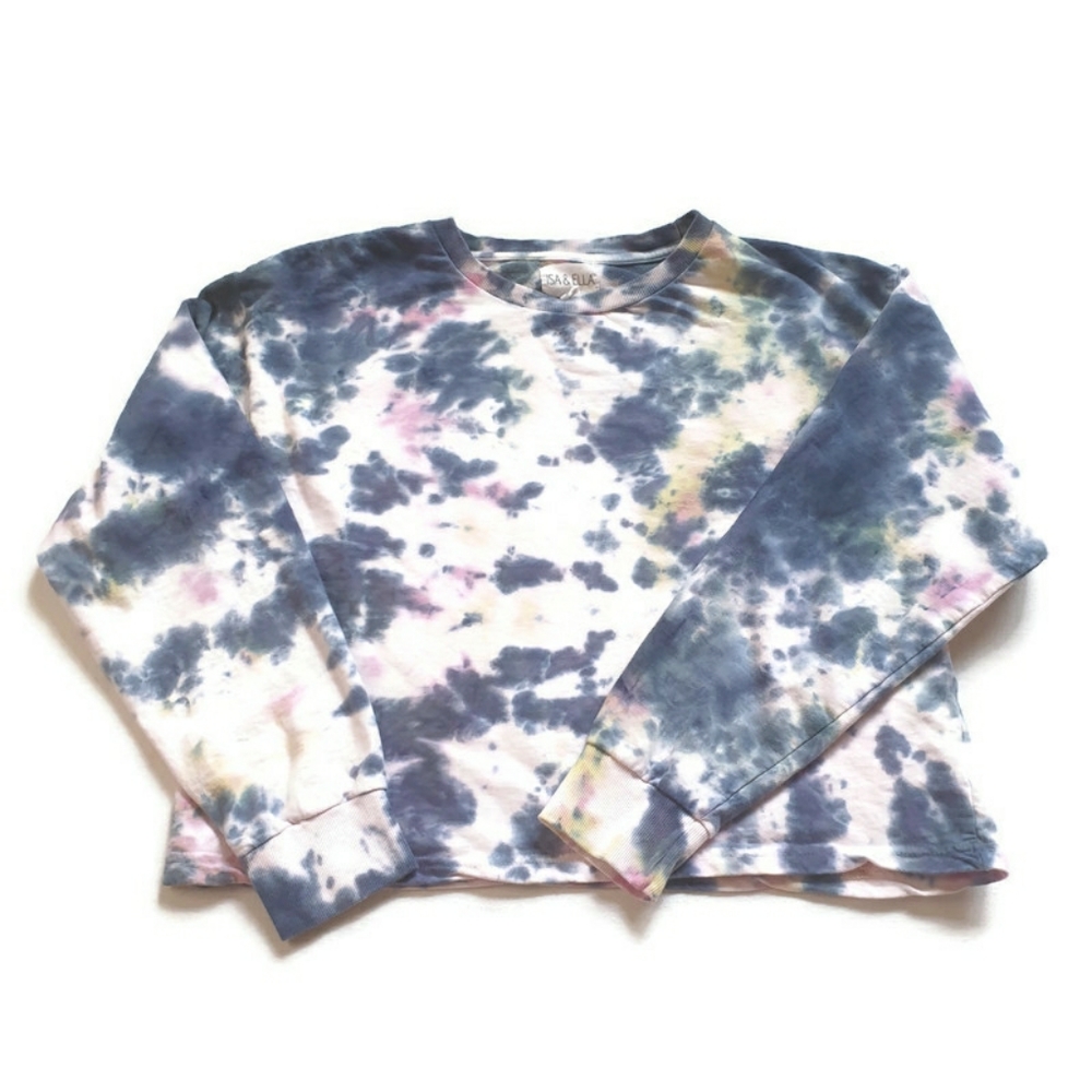 Isa & Ella Tie Dye Crop sweater